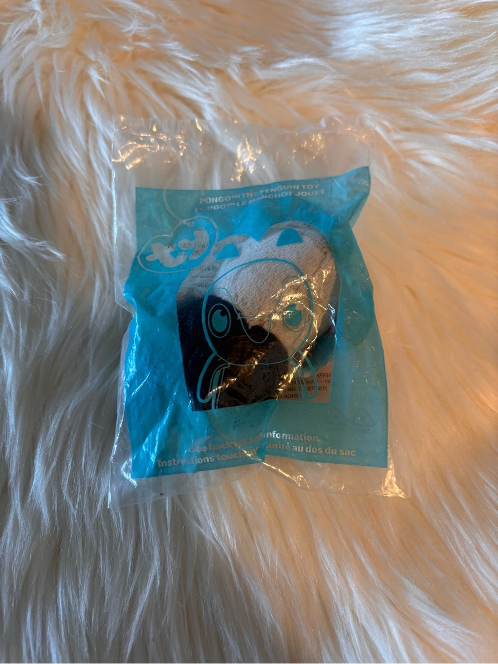 McDonald's x TY Happy Meal Toy Pongo the Penguin Mini Plush